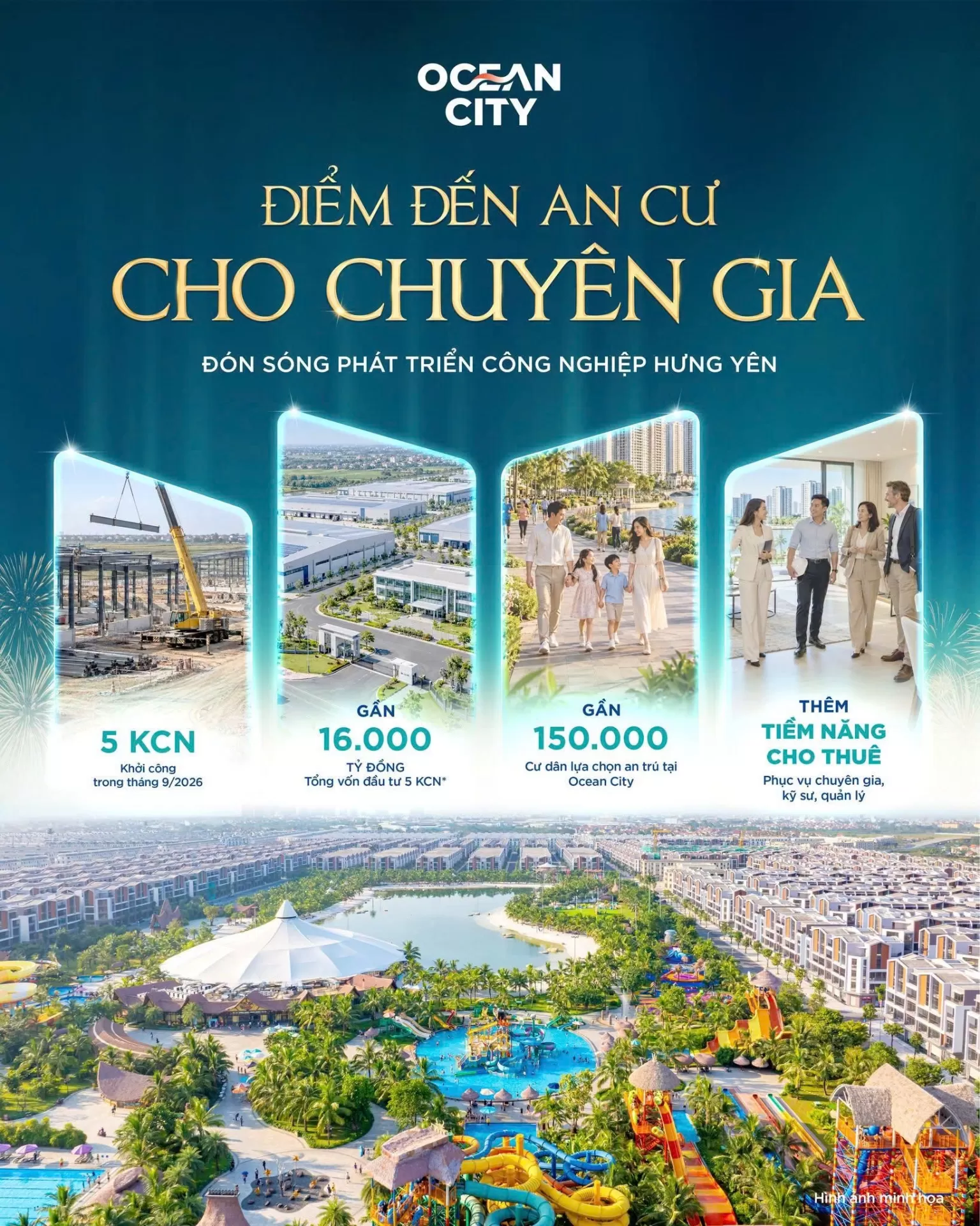 Ocean City - Đón sóng phát triển công nghiệp: Thêm sức hút an cư, mở tiềm năng cho thuê