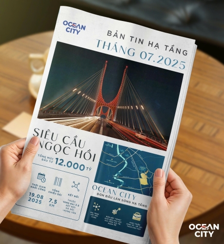 Siêu cầu Ngọc Hồi 12.000 tỷ chuẩn bị khởi công - Ocean City đón đầu làn sóng hạ tầng