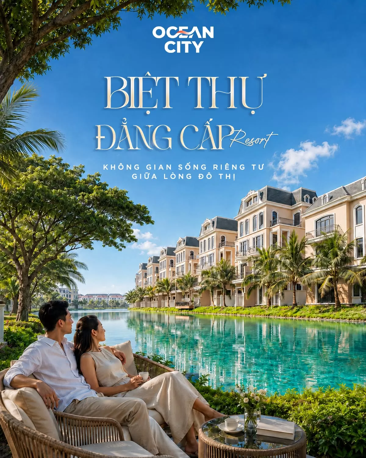 Biệt thự Ngọc Trai - Đặc quyền sống resort giữa lòng Ocean City