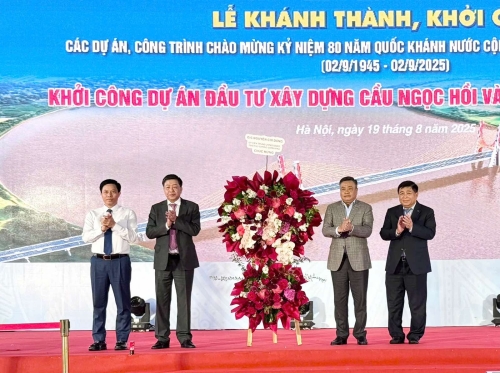Chính thức khởi công Cầu Ngọc Hồi - Ocean City đón đầu làn sóng tăng giá