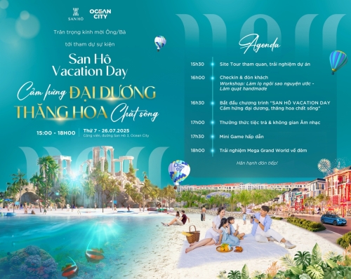 San Hô Vacation Day: Cảm hứng Đại Dương - Thăng hoa chất sống