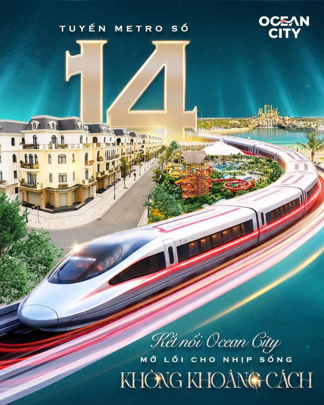 Tuyến Metro số 14 kết nối Ocean City - Mở lối cho nhịp sống không khoảng cách