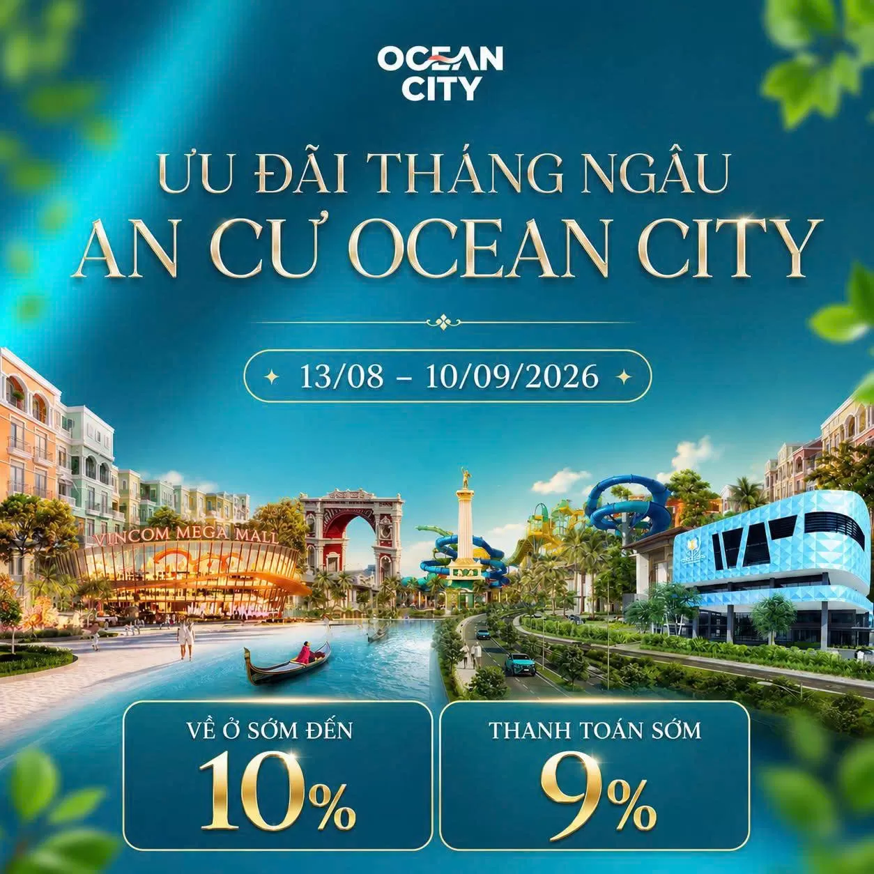 An cư Ocean City - Đón trọn Lộc Vàng tháng Ngâu