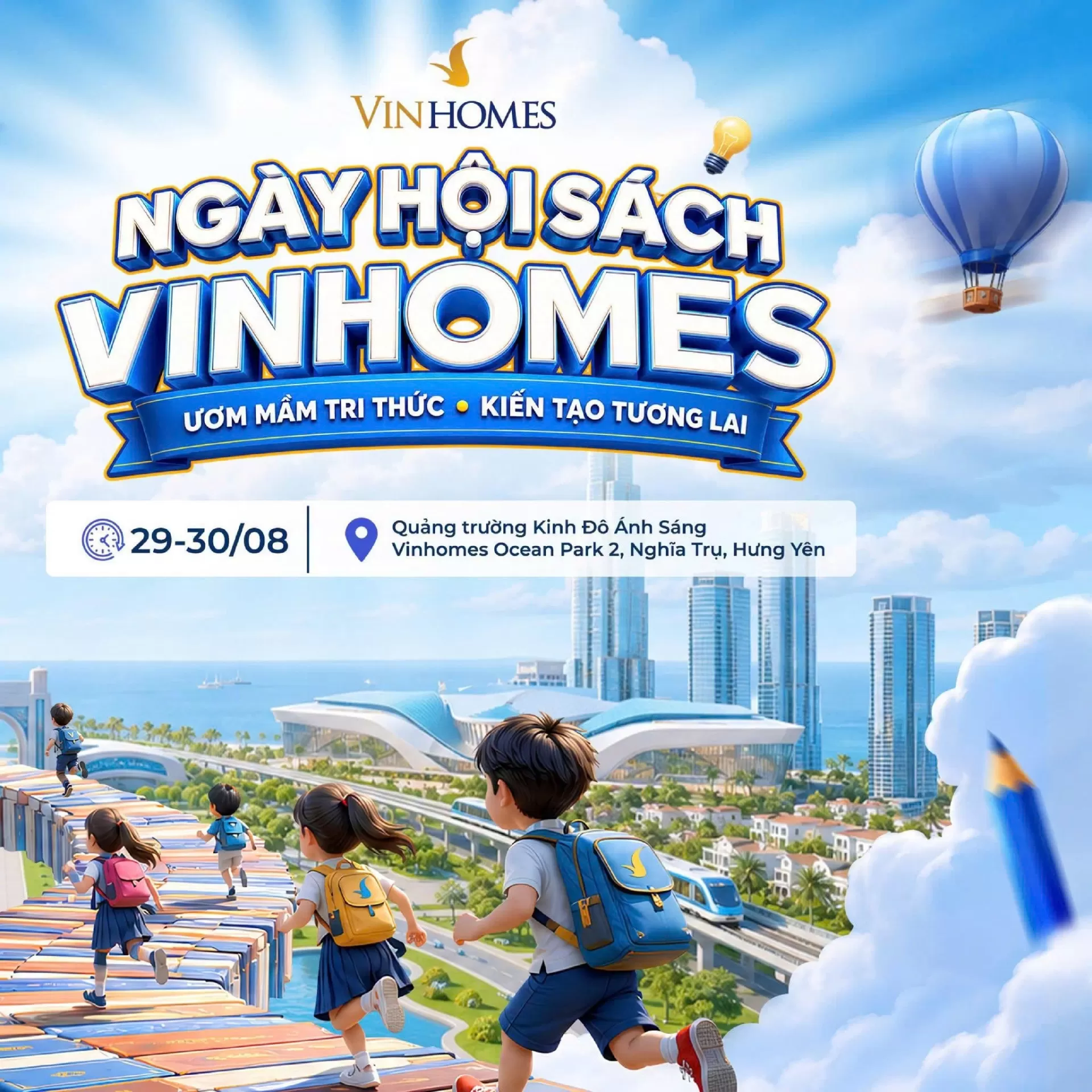 Đừng quên lịch hẹn - Mùa tựu trường này, mình cùng nhau đi hội sách nhé!