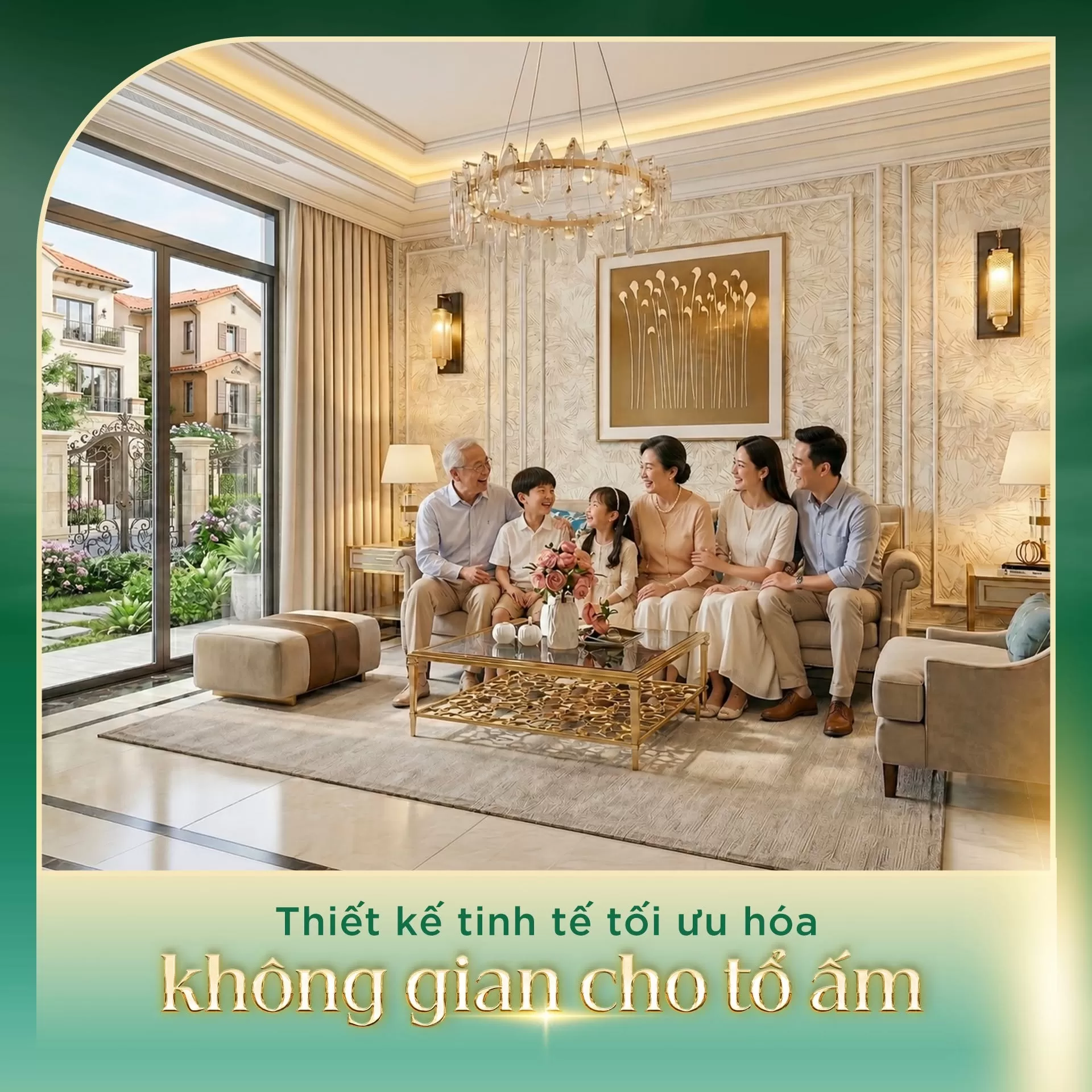 Kiến tạo di sản gia đình từ không gian nhà vườn Green Garden Homes