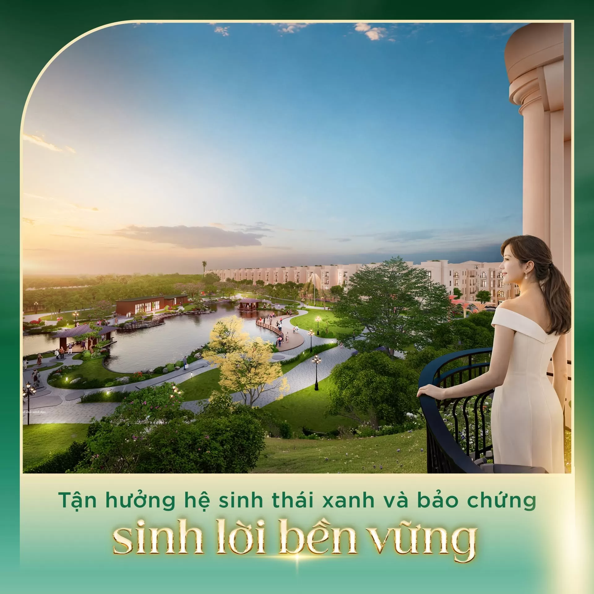 Kiến tạo di sản gia đình từ không gian nhà vườn Green Garden Homes