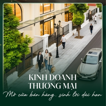 Các mô hình kinh doanh sinh lời bền vững dành cho Shophouse Vịnh Xanh