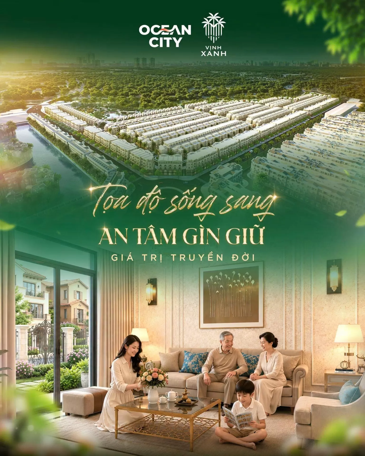 Tọa độ sống sang, an tâm gìn giữ giá trị truyền thống