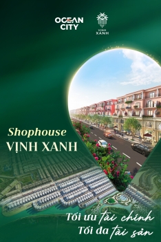 Shophouse Vịnh Xanh: Tối ưu tài chính, tối đa tài sản