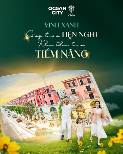 Shophouse Vịnh Xanh - Sống trọn tiện nghi, khai thác trọn tiềm năng