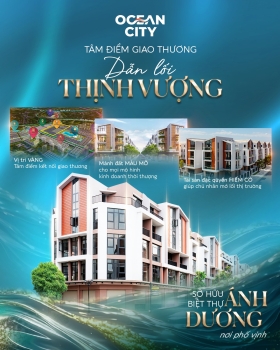 Biệt thự Ánh Dương - Tâm điểm giao thương, dẫn lối Thịnh Vượng