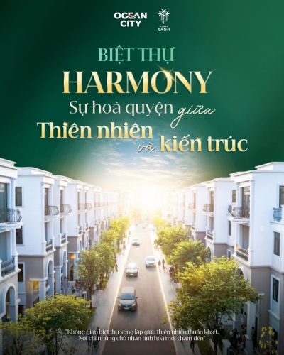 Biệt thự Harmony - Sự hòa quyện giữa thiên nhiên và kiến trúc
