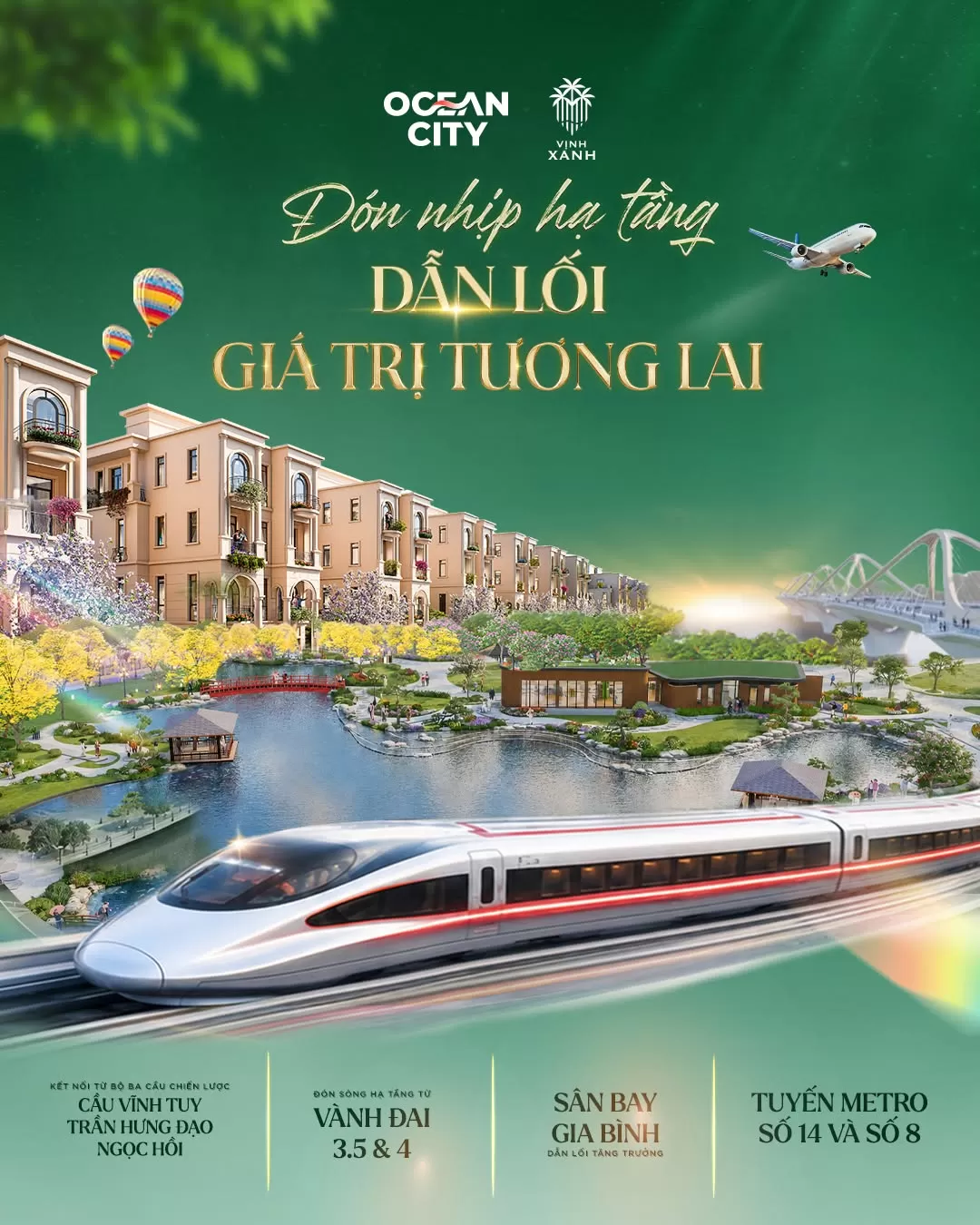 Đón nhịp hạ tầng, dẫn lối giá trị tương lai