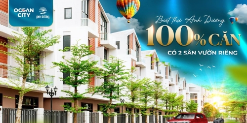 Biệt thự Ánh Dương với 2 sân vườn riêng - Trước đón tài lộc, sau đón an yên