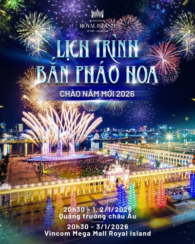 Vũ Yên rực sáng - Chào năm mới 2026 với pháo hoa 3 đêm liên tiếp