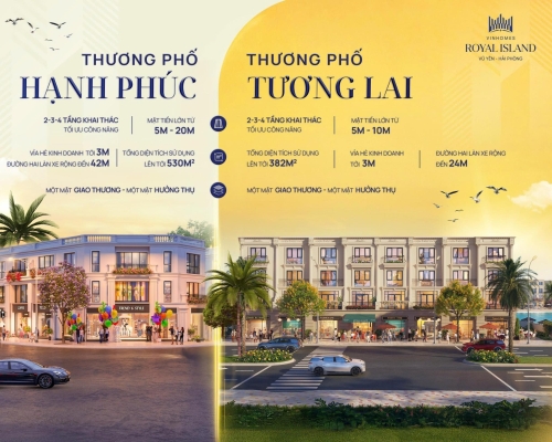 Shophouse đường Hạnh Phúc & Tương Lai - Vị trí kinh doanh đắt giá nhất trên thương phố tỷ đô