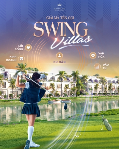 Giải mã: Nhà phố vườn Swing Villas tại Vinhomes Royal Island - Tiên phong dịch chuyển chuẩn sống mới!