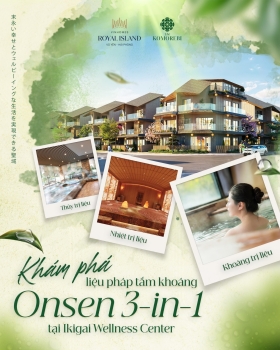 Khám phá liệu pháp tắm khoáng Onsen 3-in-1 tại Ikigai Wellness Center