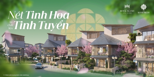 The Komorebi: Nét tinh hoa từ chất liệu tinh tuyển