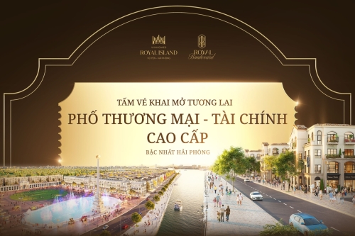 Tấm vé khai mở tương lai tại The Royal Boulevard - Phố Thương mại & Tài chính cao cấp bậc nhất Hải Phòng