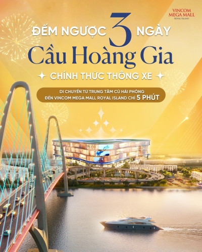 Thời khắc lịch sử! Cầu Hoàng Gia chính thức thông xe sau 3 ngày nữa!