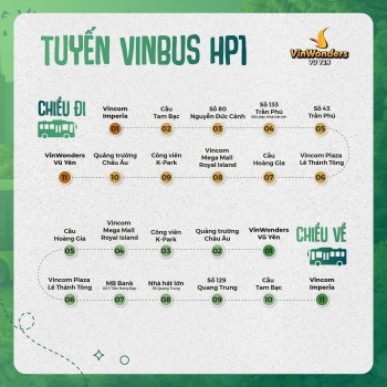 Cháy cùng Vinhomes Royal Island, thỏa sức vui chơi tại VinWonders Vũ Yên, xanh cùng VinBus