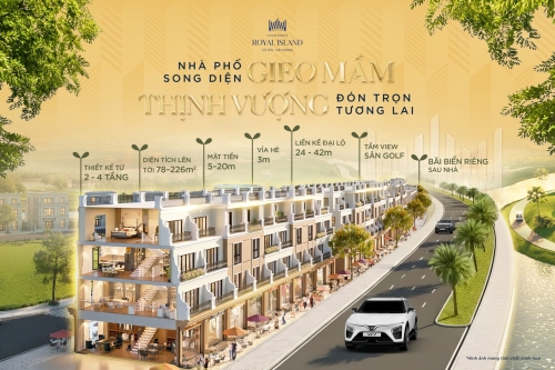 Nhà phố song diện - Gieo mầm thịnh vượng, đón trọn tương lai