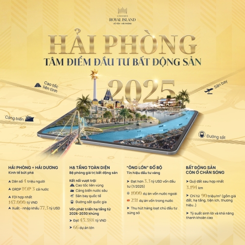 Tại sao nói Hải Phòng là tâm điểm đầu tư bất động sản 2025?