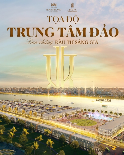 Vị trí tọa độ trung tâm đảo - Bảo chứng đầu tư sáng giá tại The Royal Boulevard