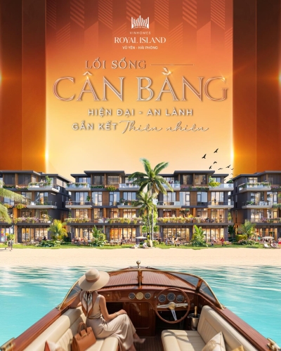 Lối sống cân bằng - hiện đại, an lành và gắn kết thiên nhiên tại Vinhomes Royal Island