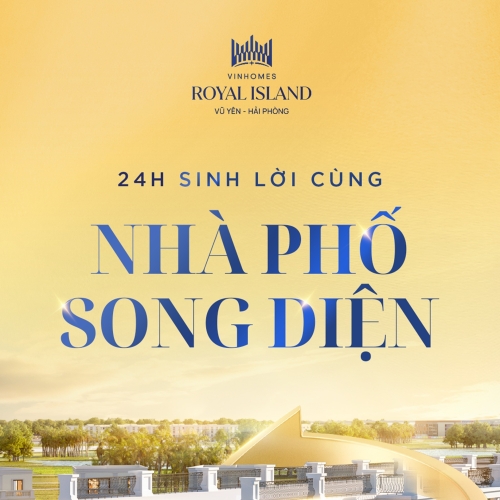 24h sinh lời cùng Nhà phố Song Diện