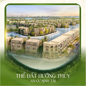 Lựa chọn nhà phố vườn: View trọn hồ cảnh quan - Bình yên sau hiên nhà