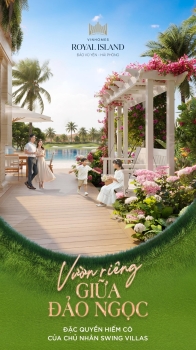 Vườn riêng giữa Đảo Ngọc - Đặc quyền hiếm có của chủ nhân Nhà phố vườn Vinhomes Royal Island