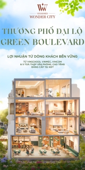 3 trụ cột vàng tạo nên giá  trị vượt  trội của thương phố Đại lộ Green Boulevard