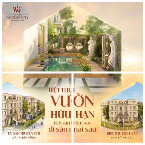 Biệt thự vườn hữu hạn - Tích sản hôm nay, di sản mai sau