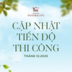 Vinhomes Wonder City - Tiến độ cuối tháng 12: Hình hài đô thị dần rõ nét