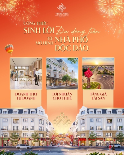 Công thức sinh lời đa dòng tiền từ mô hình nhà phố độc đáo