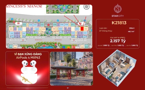 Tổng hợp quỹ căn độc quyền dự án Vinhomes Star City - Thanh Hóa