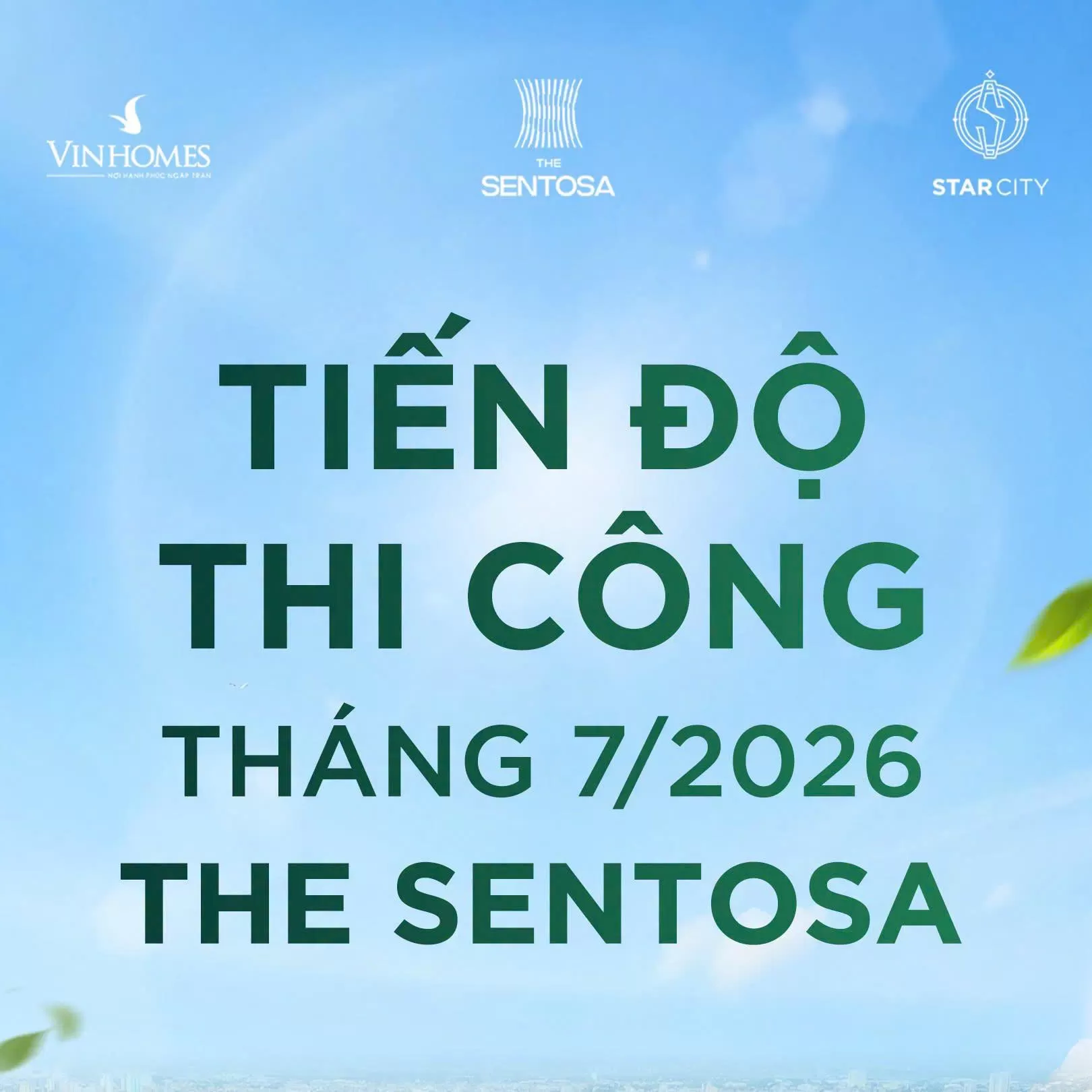 The Sentosa - Thi công đến tầng 7, biểu tượng sống mới tại Vinhomes Star City đang dần hình thành