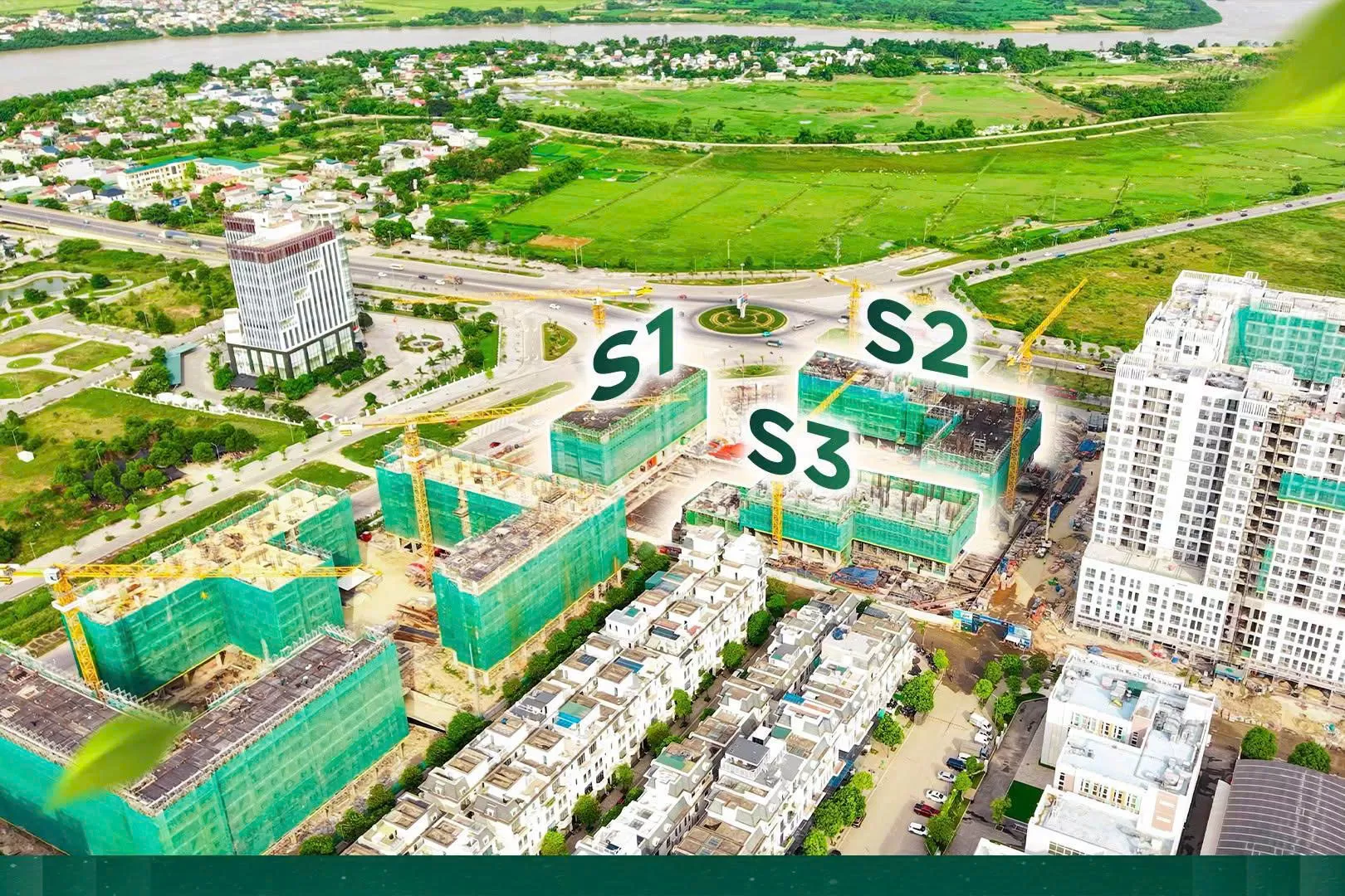 The Sentosa - Thi công đến tầng 7, biểu tượng sống mới tại Vinhomes Star City đang dần hình thành