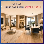 Căn hộ Aura Suite 1PN+ - Thiết kế thông minh, tối ưu diện tích