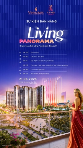 Living Panorama - Chạm vào chất sống “tuyệt đối điện ảnh” tại K‑Park Avenue