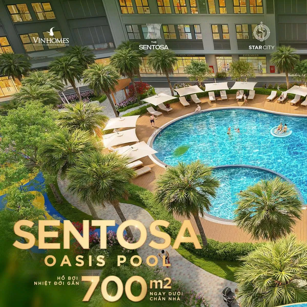Sentosa Oasis Pool - Mùa hè của con, ngay dưới chân nhà