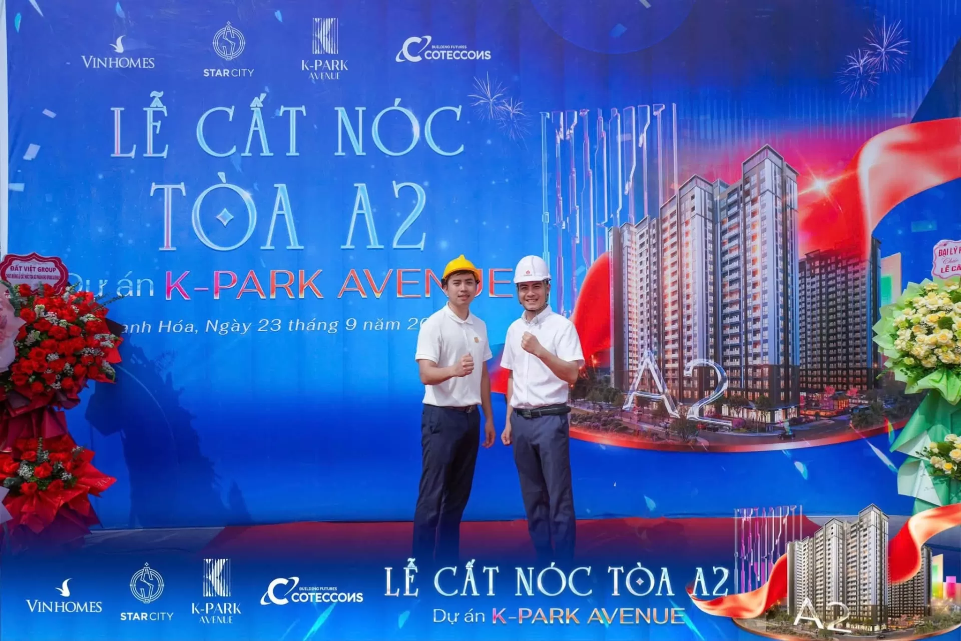 Chính thức cất nóc tòa A2 The K-Park Avenue - Dấu mốc mới, hành trình mới