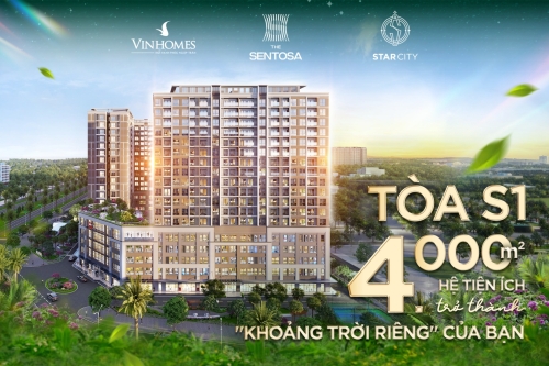 Trở thành chủ nhân của Tòa S1 The Sentosa - Khi 4.000m² hệ tiện ích trở thành 
