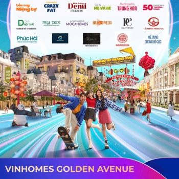 Hàng loạt thương hiệu nổi tiếng chính thức có mặt tại Vinhomes Golden Avenue