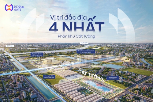 Vị trí đắc địa 4 nhất của Phân khu Cát Tường - Phân khu Thương mại sầm uất nhất Vinhomes Global Gate