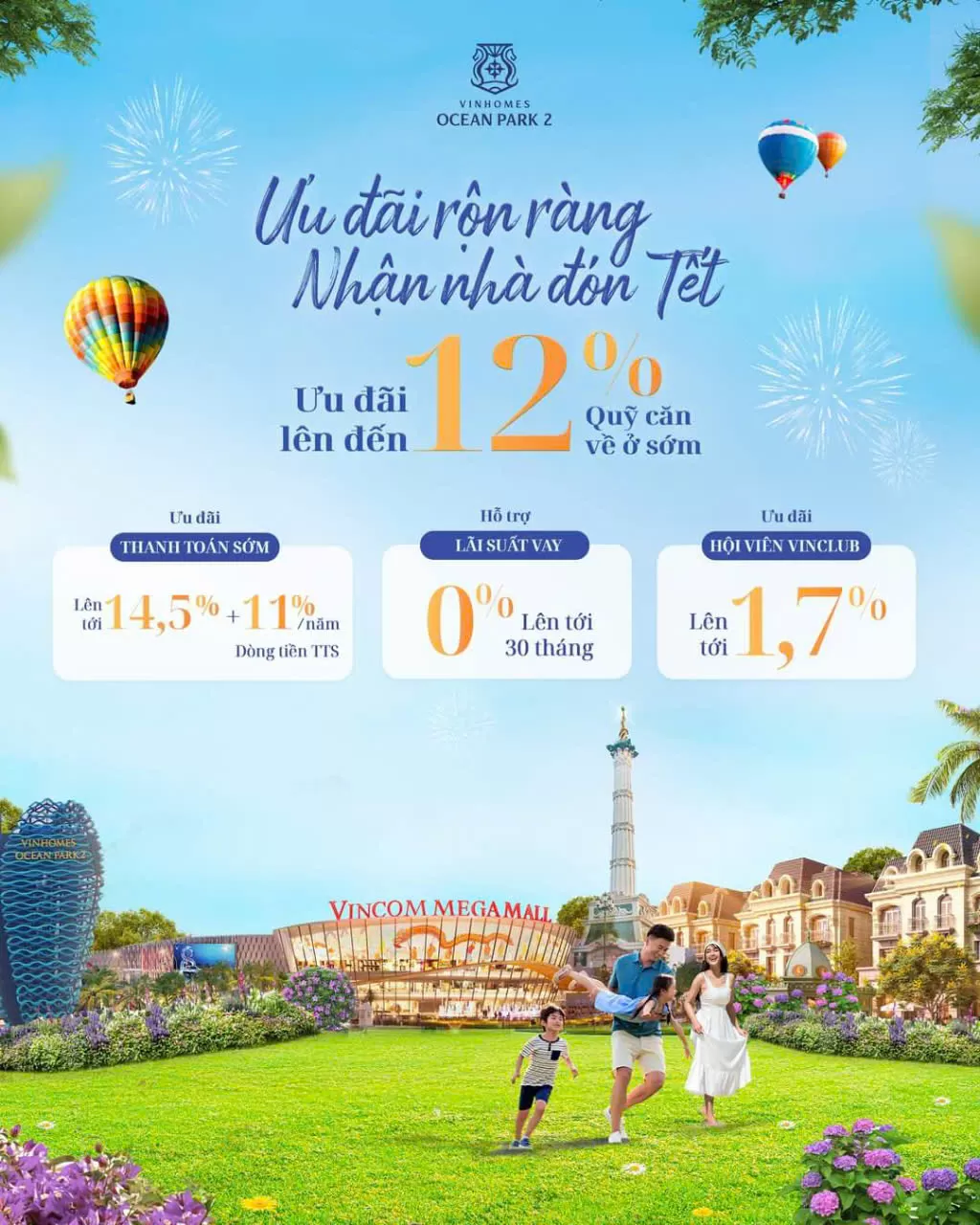 Ưu đãi rộn ràng - Nhận nhà đón Tết