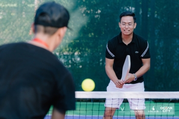 Rộn ràng nhập hội Pickleball tại Vinhomes Ocean Park 2