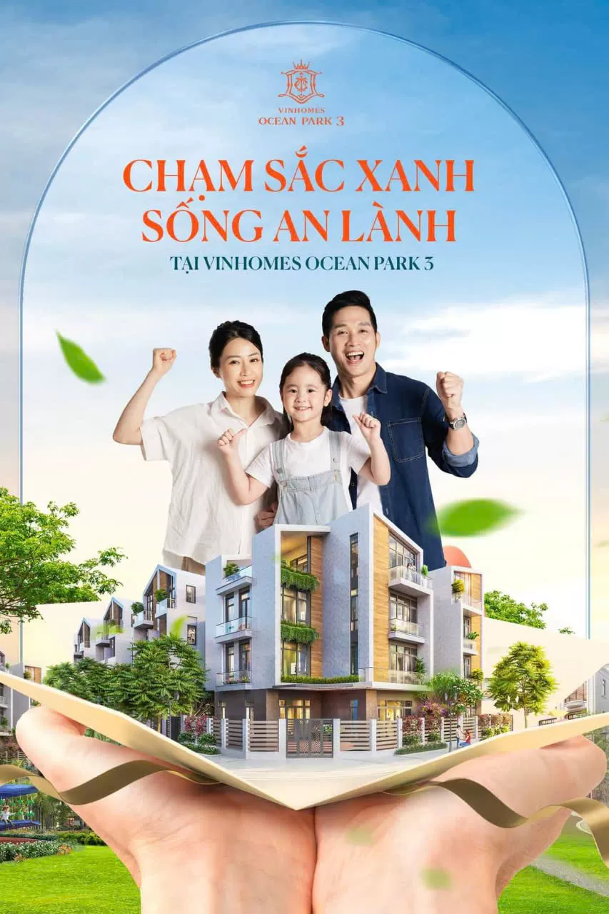 Chạm Sắc Xanh - Sống An Lành tại Vinhomes Ocean Park 3